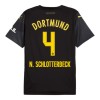 Dječji - Dres + Kratke Hlače Borussia Dortmund N. Schlotterbeck 4 Gostujući 24/25